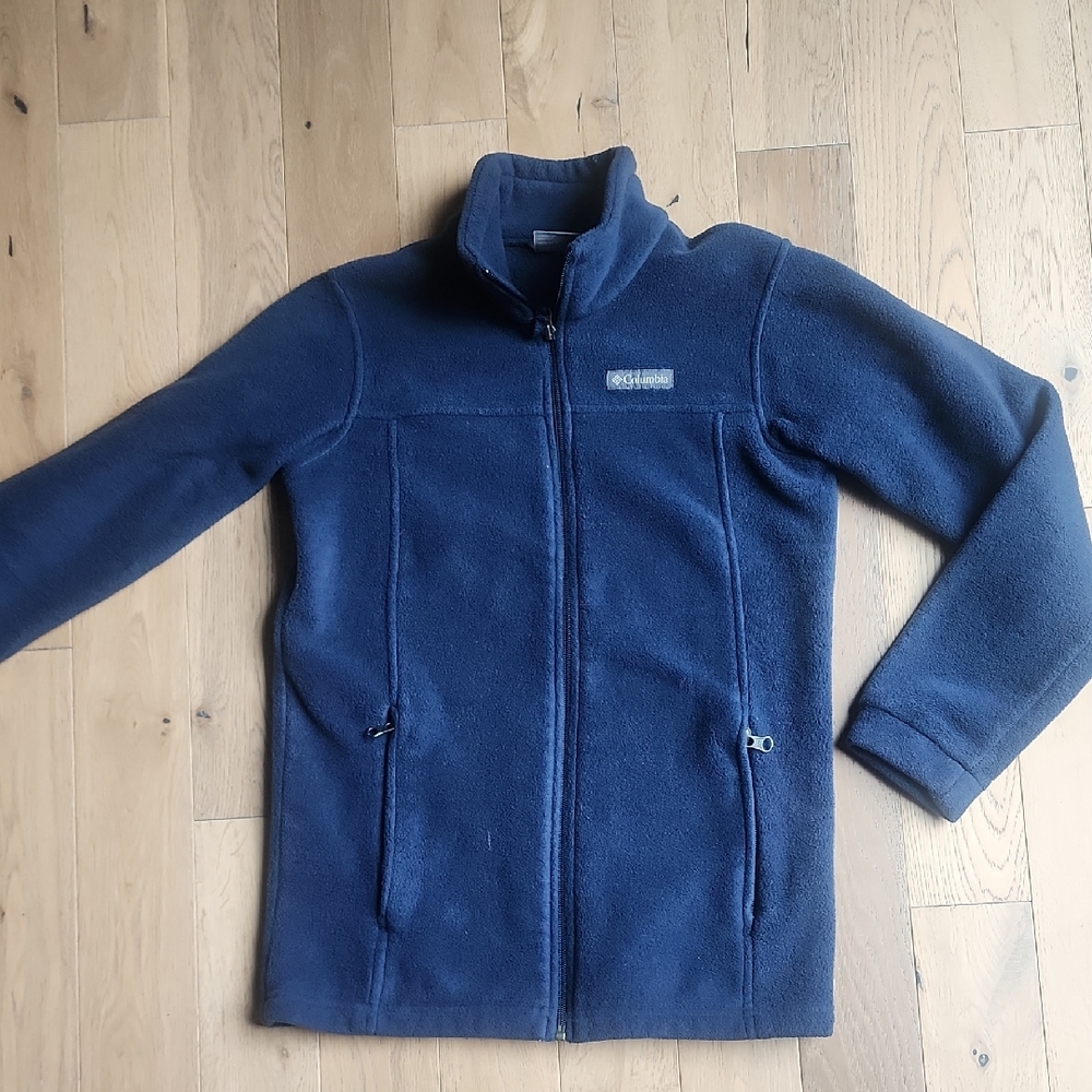 Columbia Fleece Jacket in Navy Blue – Youth Size Large